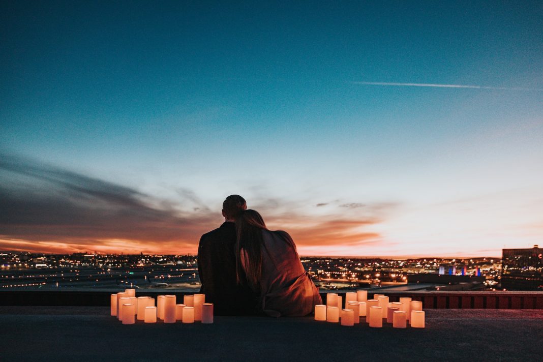 Men fall in love